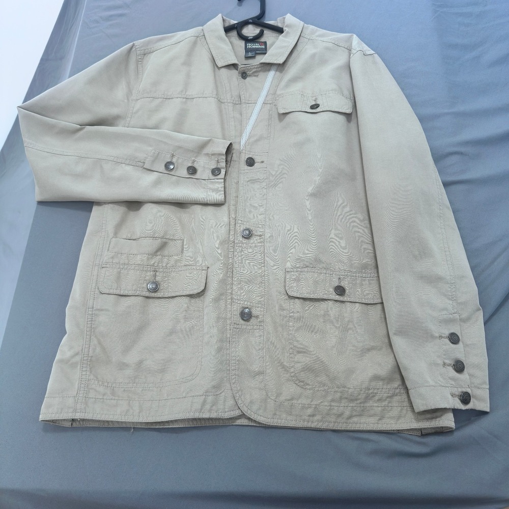 Royal Robbins Mens Utility Khaki Jacket, Large